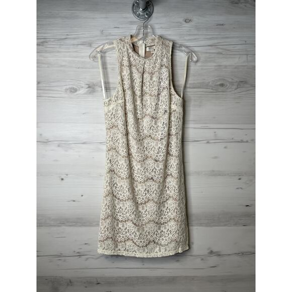 Love Fire Dress Womens Small Lace Sleeveless Lined Mini Retro Boho NWT - Picture 1 of 12